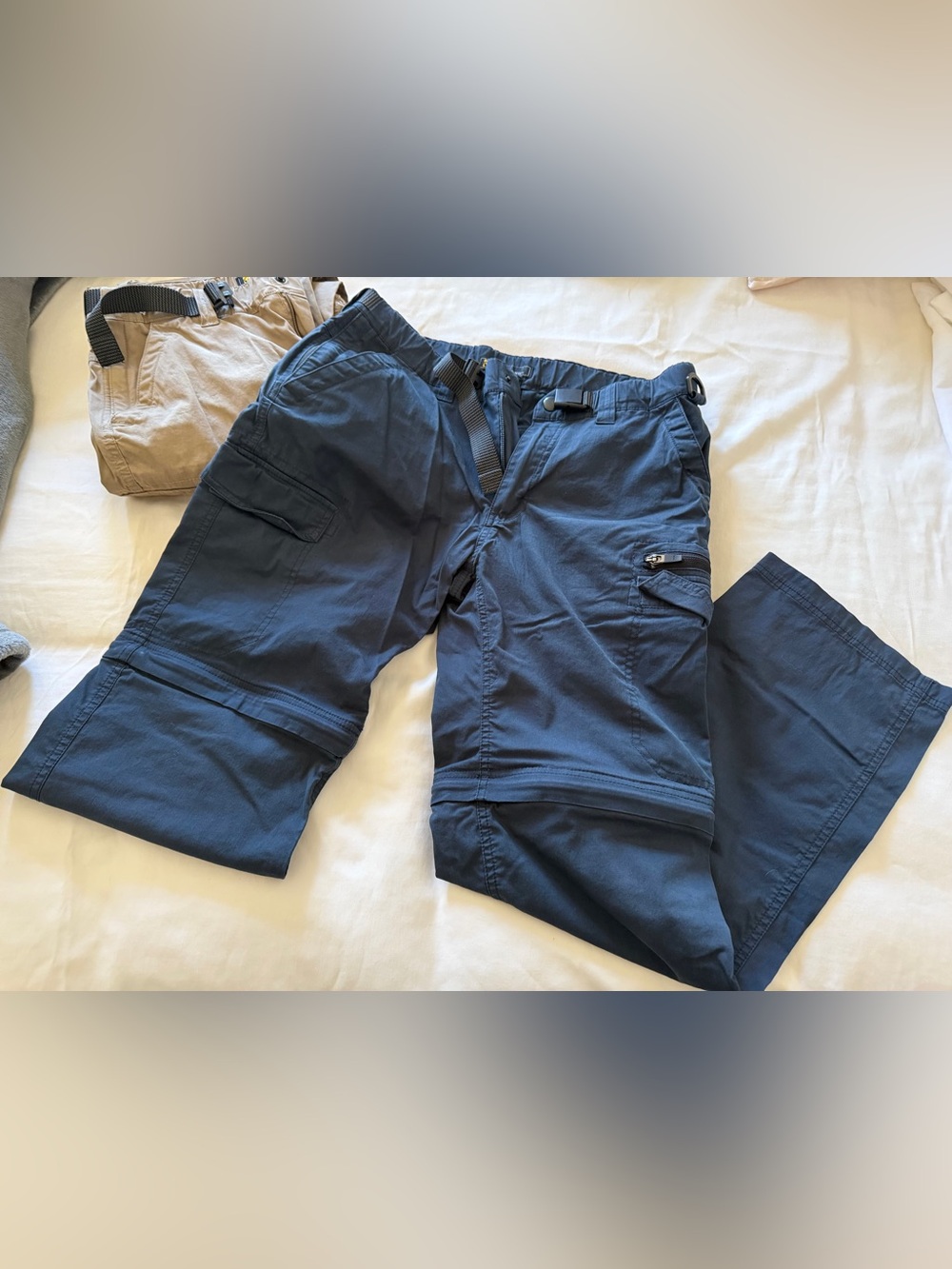 Men's Convertible Cargo Pants Shorts The B.C. Clothing Co. Size Small 32 length